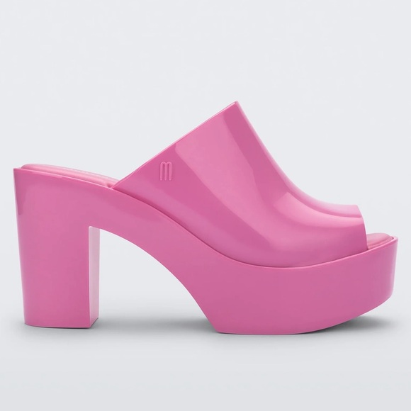 Melissa Shoes - NWOT - Melissa Hot Pink MULES - Size 8